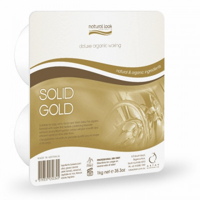 Natural Look Solid Gold Hot Wax 1kg